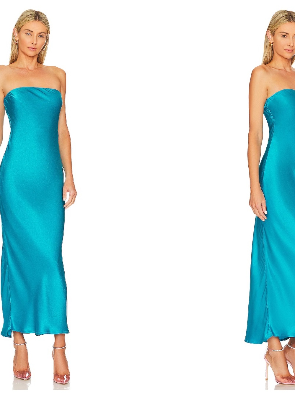 SNDY.s Angel Strapless Midi Dress